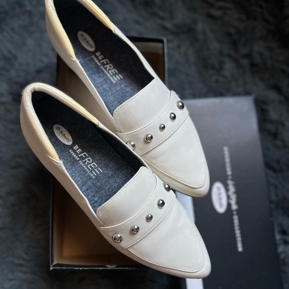 Dr Scholl's White Women's Flats